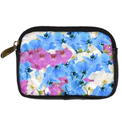 Tulips Flower Pattern Digital Camera Cases by paulaoliveiradesign