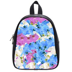 Tulips Flower Pattern School Bags (small)  by paulaoliveiradesign