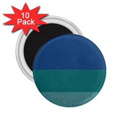 Blue Gradient Glitter Texture Pattern  2 25  Magnets (10 Pack) 