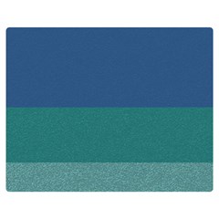 Blue Gradient Glitter Texture Pattern  Double Sided Flano Blanket (medium) 