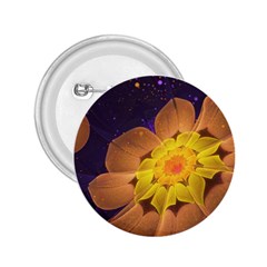 Beautiful Violet & Peach Primrose Fractal Flowers 2 25  Buttons by jayaprime