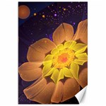 Beautiful Violet & Peach Primrose Fractal Flowers Canvas 20  x 30   19.62 x28.9  Canvas - 1