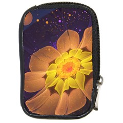 Beautiful Violet & Peach Primrose Fractal Flowers Compact Camera Cases by jayaprime