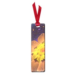 Beautiful Violet & Peach Primrose Fractal Flowers Small Book Marks by jayaprime