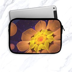 Beautiful Violet & Peach Primrose Fractal Flowers Apple Ipad Mini Zipper Cases by jayaprime