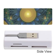 Beautiful Orange & Blue Fractal Sunflower Of Egypt Memory Card Reader (stick)  by jayaprime