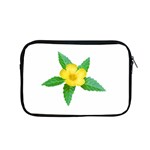 Yellow Flower With Leaves Photo Apple MacBook Pro 15  Zipper Case Front