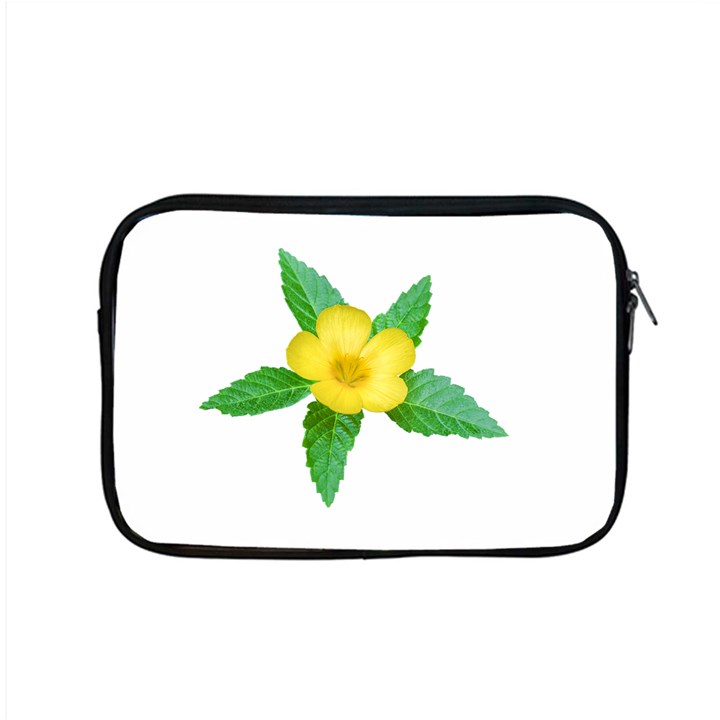 Yellow Flower With Leaves Photo Apple MacBook Pro 15  Zipper Case