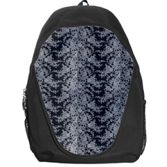 Black Floral Lace Pattern Backpack Bag