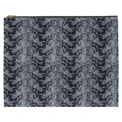 Black Floral Lace Pattern Cosmetic Bag (xxxl) 