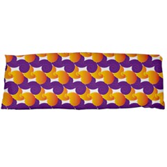 Purple And Yellow Abstract Pattern Body Pillow Case (dakimakura)