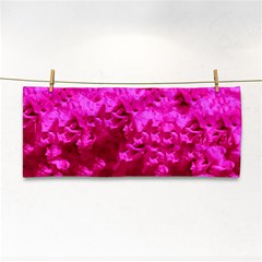 Hot Pink Floral Pattern Cosmetic Storage Cases by paulaoliveiradesign