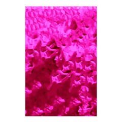 Hot Pink Floral Pattern Shower Curtain 48  X 72  (small) 