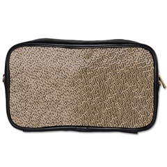 Animal Print Panthera Onca Texture Pattern Toiletries Bags by paulaoliveiradesign