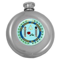 Rom Logo Round Hip Flask (round) by mdnp