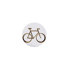 Elegant Gold Look Bicycle Cycling  1  Mini Magnets by yoursparklingshop