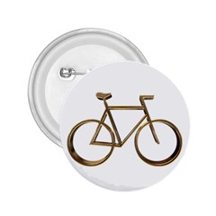 Elegant Gold Look Bicycle Cycling  2 25  Buttons by yoursparklingshop