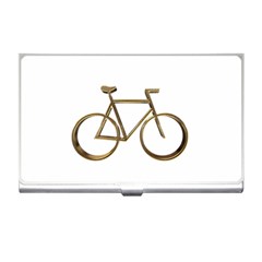 Elegant Gold Look Bicycle Cycling  Business Card Holders by yoursparklingshop