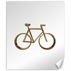 Elegant Gold Look Bicycle Cycling  Canvas 20  X 24   by yoursparklingshop