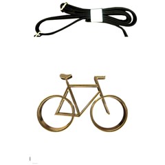 Elegant Gold Look Bicycle Cycling  Shoulder Sling Bags by yoursparklingshop