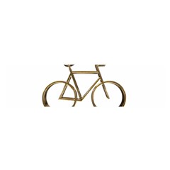 Elegant Gold Look Bicycle Cycling  Satin Scarf (oblong) by yoursparklingshop