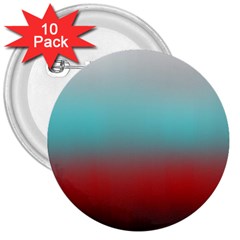 Frosted Blue And Red 3  Buttons (10 Pack)  by digitaldivadesigns