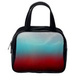 Frosted Blue and Red Classic Handbags (2 Sides) Back