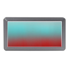 Frosted Blue And Red Memory Card Reader (mini) by digitaldivadesigns