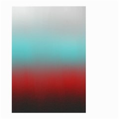 Frosted Blue And Red Small Garden Flag (two Sides) by digitaldivadesigns