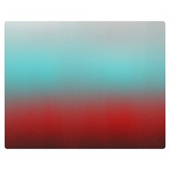 Frosted Blue And Red Double Sided Flano Blanket (medium)  by digitaldivadesigns