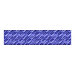 Blue Scales Velvet Scrunchie