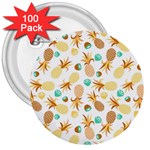 Seamless summer fruits pattern 3  Buttons (100 pack)  Front