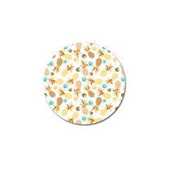 Seamless Summer Fruits Pattern Golf Ball Marker (4 Pack)