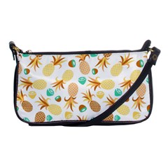 Seamless Summer Fruits Pattern Shoulder Clutch Bags by TastefulDesigns