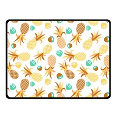 Seamless Summer Fruits Pattern Fleece Blanket (small) by TastefulDesigns