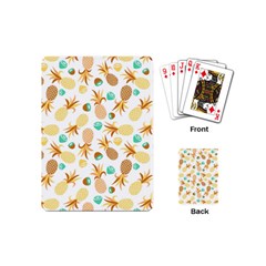 Seamless Summer Fruits Pattern Playing Cards (mini)  by TastefulDesigns