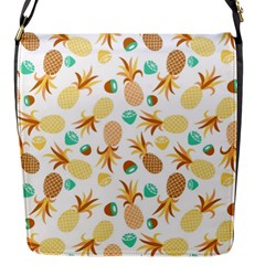 Seamless Summer Fruits Pattern Flap Messenger Bag (s) by TastefulDesigns