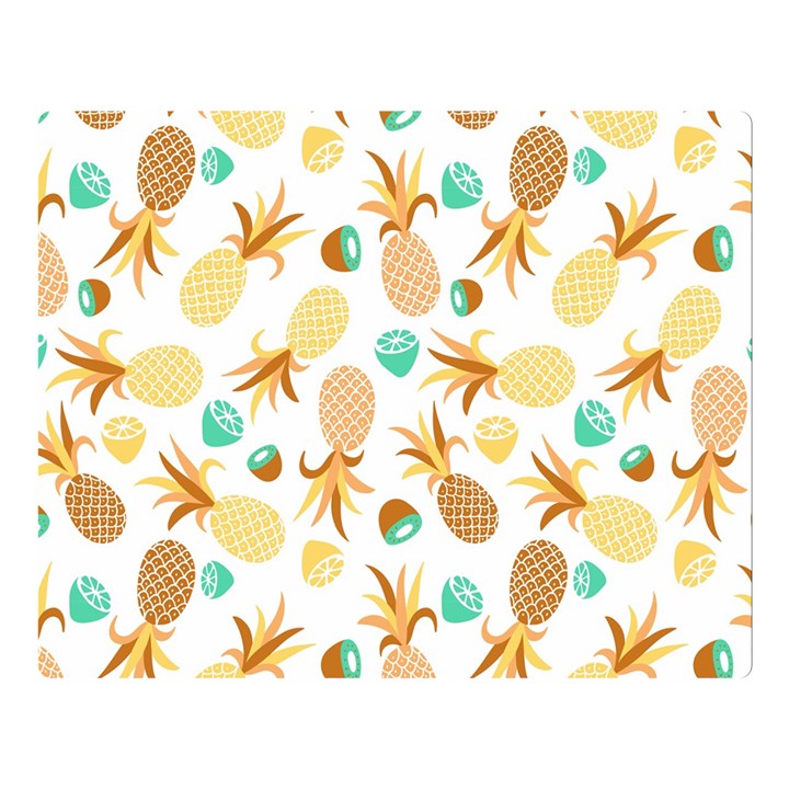 Seamless summer fruits pattern Double Sided Flano Blanket (Large) 