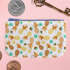 Seamless Summer Fruits Pattern Large Coin Purse by TastefulDesigns