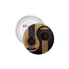 Old And Worn Acoustic Guitars Yin Yang 1 75  Buttons