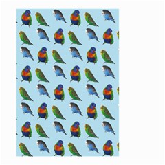 Blue Birds Parrot Pattern Small Garden Flag (two Sides)