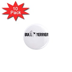 Bull Terrier  1  Mini Magnet (10 Pack)  by Valentinaart