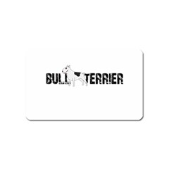 Bull Terrier  Magnet (name Card) by Valentinaart