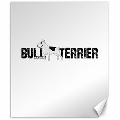 Bull Terrier  Canvas 20  X 24   by Valentinaart