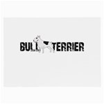 Bull terrier  Large Glasses Cloth (2-Side) Front