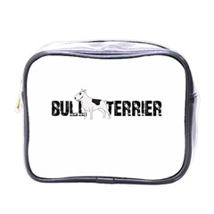 Bull Terrier  Mini Toiletries Bags by Valentinaart