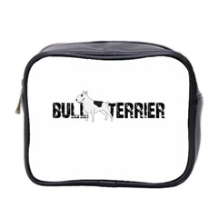 Bull Terrier  Mini Toiletries Bag 2-side by Valentinaart