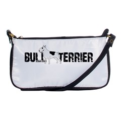 Bull Terrier  Shoulder Clutch Bags by Valentinaart