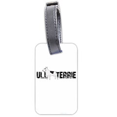 Bull Terrier  Luggage Tags (one Side)  by Valentinaart