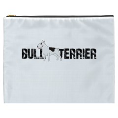 Bull Terrier  Cosmetic Bag (xxxl)  by Valentinaart